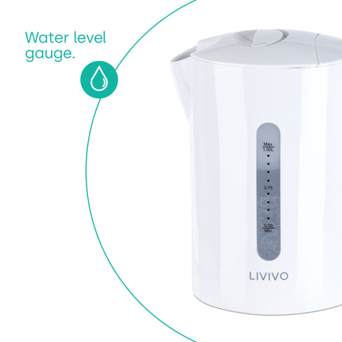 1L Travel Kettle - Grey